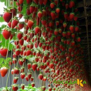 Клубника ампельная Анастасия купить по цене от 370р. в интернет-магазине «Посадика» с доставкой почтой в в Усть-Лабинске и по всей России – [изображение №1].