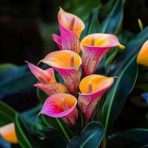 Калла Оникс купить по цене от 450р. в интернет-магазине «Посадика» с доставкой почтой в в Усть-Лабинске и по всей России – [изображение №1].